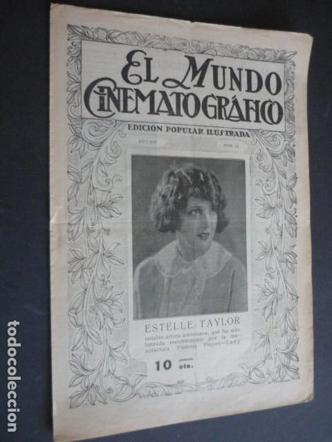 Cine: MUNDO CINEMATOGRAFICO A&Ntilde;O XIII N&ordm; 33 1924 REVISTA CINE