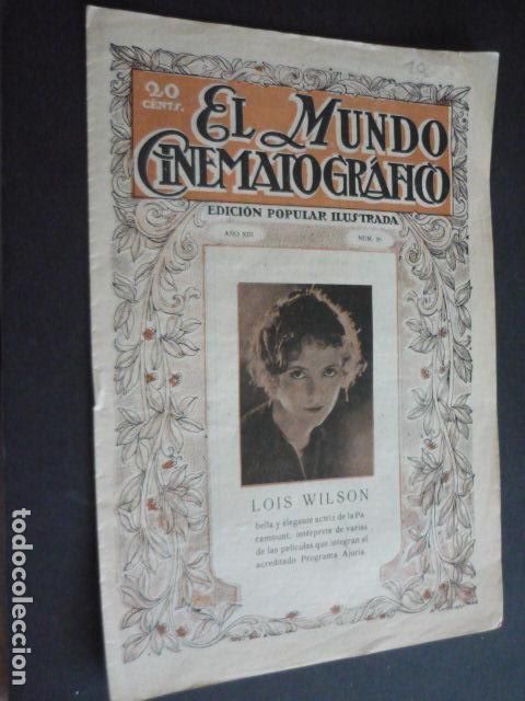 Cine: MUNDO CINEMATOGRAFICO A&Ntilde;O XIII N&ordm; 28 1924 REVISTA CINE
