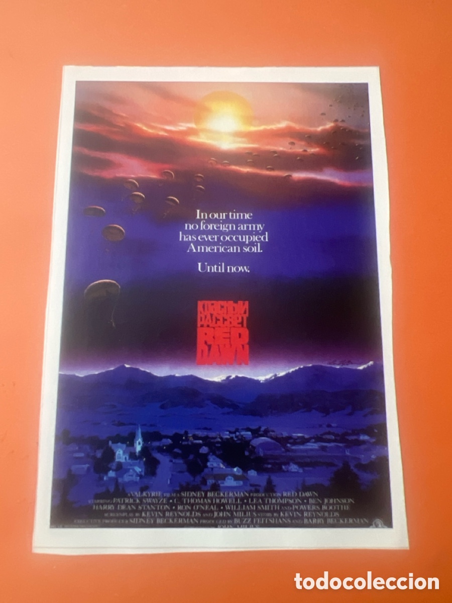 Cin&eacute;ma: L0/2. CARTEL-MAN&Iacute;A INVASIONES EE UU - AMANECER ROJO