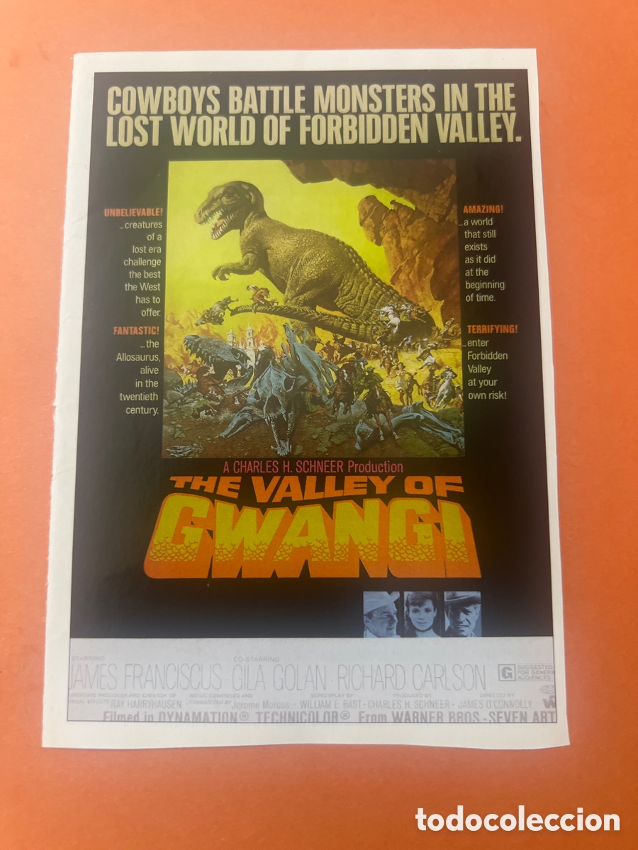 Cin&eacute;ma: L0/2. CARTEL-MAN&Iacute;A RAY HARRYHAUSEN - EL VALLE GWANGI