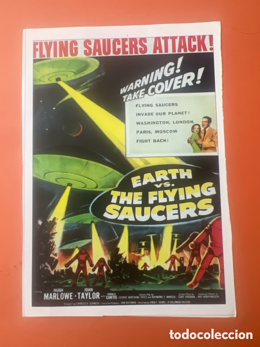 Kino: L0/2. CARTEL-MAN&Iacute;A RAY HARRYHAUSEN - LA TIERRA CONTRA LOS PLATILLOS VOLANTES