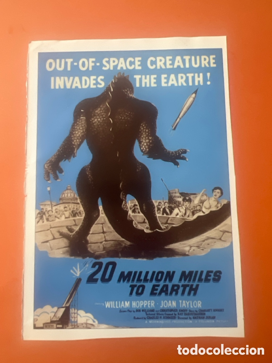 Kino: L0/2. CARTEL-MAN&Iacute;A RAY HARRYHAUSEN - EL MONSTRUO DE OTRO PLANETA