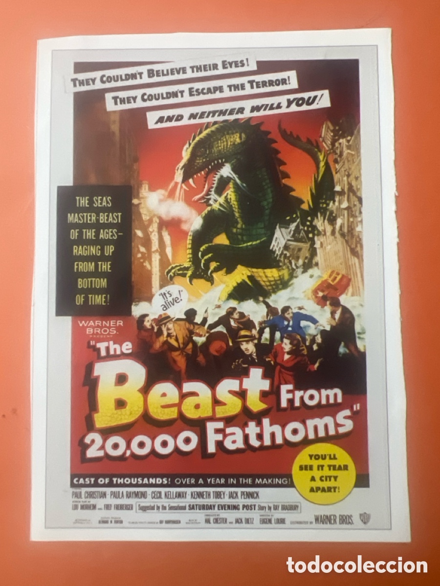 Kino: L0/2. CARTEL-MAN&Iacute;A RAY HARRYHAUSEN - EL MONSTRUO DE TIEMPOS REMOTOS