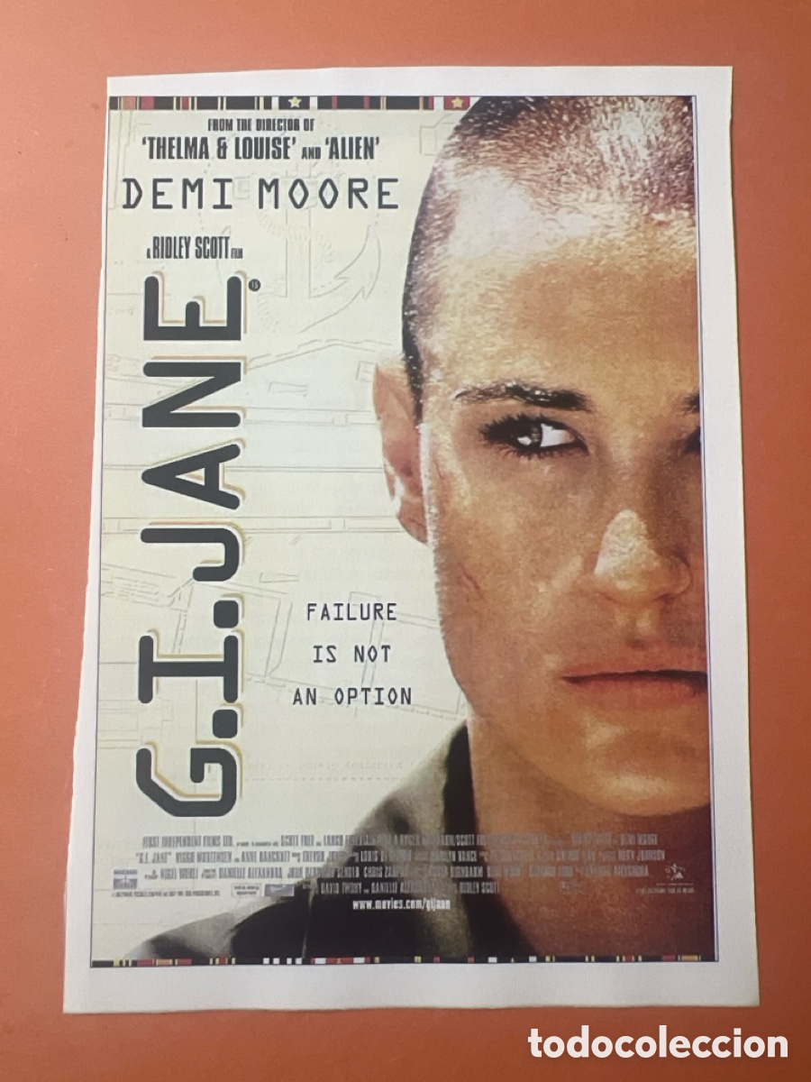 Cin&eacute;ma: L0/3. CARTEL-MAN&Iacute;A RIDLEY SCOTT - LA TENIENTE O&rsquo;NEIL