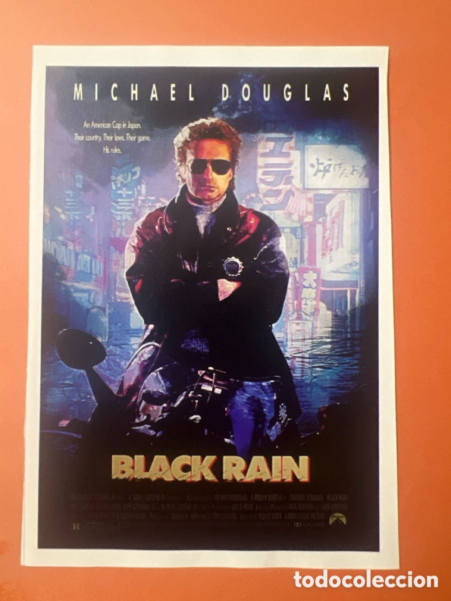 Kino: L0/3. CARTEL-MAN&Iacute;A RIDLEY SCOTT -BLACK RAIN