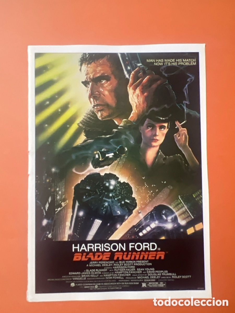 Kino: L0/3. CARTEL-MAN&Iacute;A RIDLEY SCOTT - BLADE RUNNER