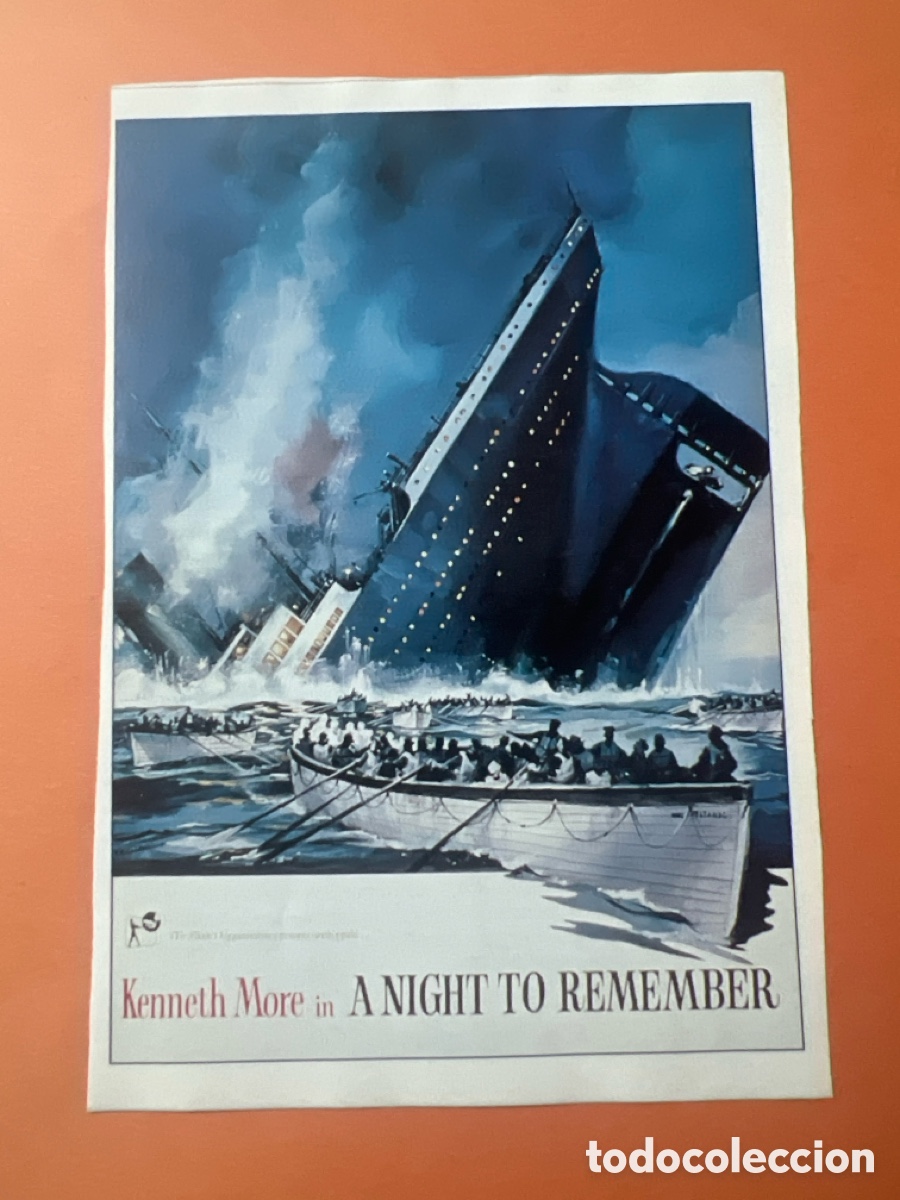 Kino: L0-4. CARTEL- MAN&Iacute;A - CAT&Aacute;STROFES DEL TITANIC- LA &Uacute;LTIMA NOCHE DEL TITANIC