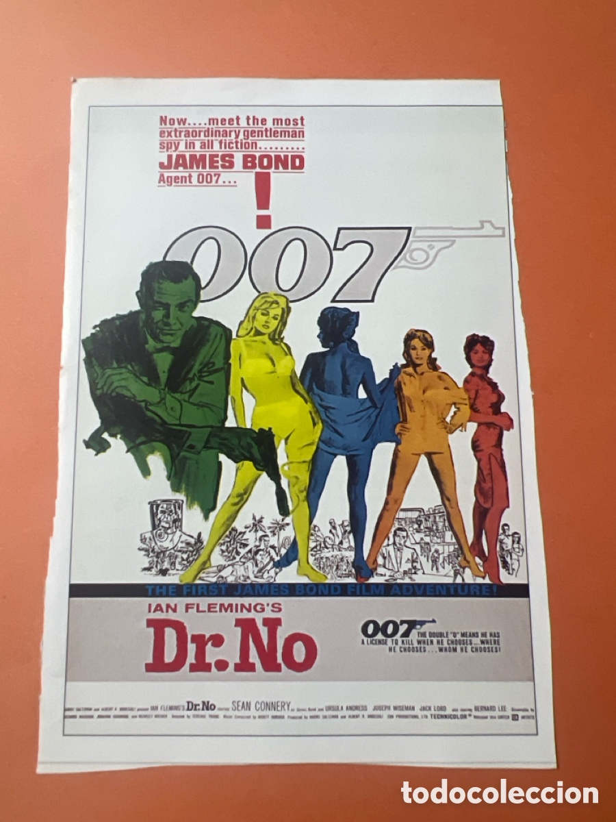 Kino: L0-4. CARTEL- MAN&Iacute;A - JAMES BOND - AGENTE 007 CONTRA EL DICTOR NO