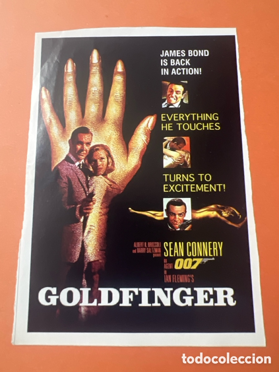 Kino: L0-4. CARTEL- MAN&Iacute;A - JAMES BOND - JAMES BOND CONTRA GOLDFINGER