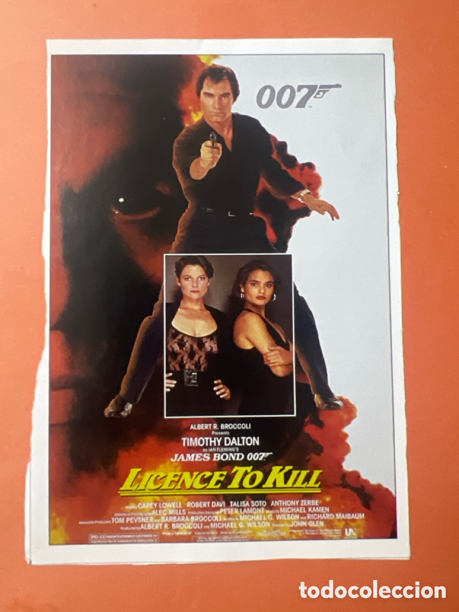 Cinema: L0-4. CARTEL- MAN&Iacute;A - JAMES BOND - LICENCIA PARA MATAR