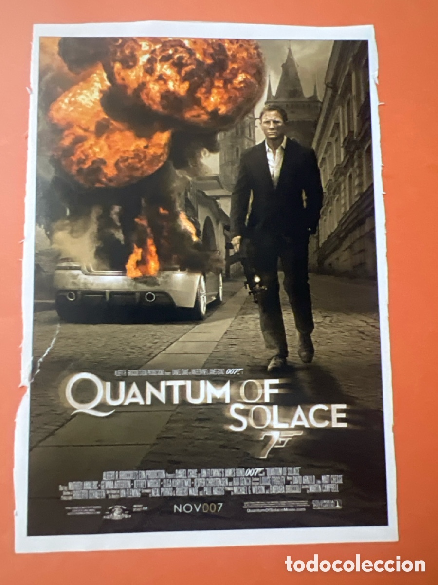 Cinema: L0-4. CARTEL- MAN&Iacute;A - JAMES BOND - QUANTUM OF SOLACE