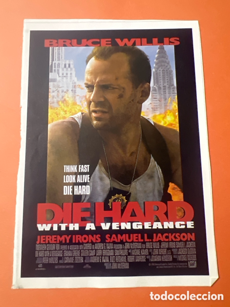 Cine: L0-5. CARTEL- MAN&Iacute;A - LA JUNGLA DE CRISTAL - JUNGLA DE CRISTAL: LA VENGANZA