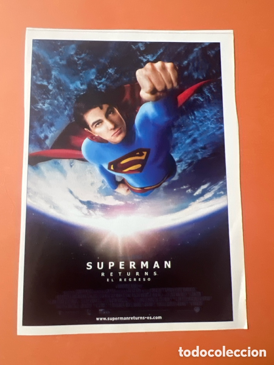 Cine: L0-5. CARTEL- MAN&Iacute;A - SUPERMAN EN EL CINE - SUPERMAN RETURNS. EL REGRESO