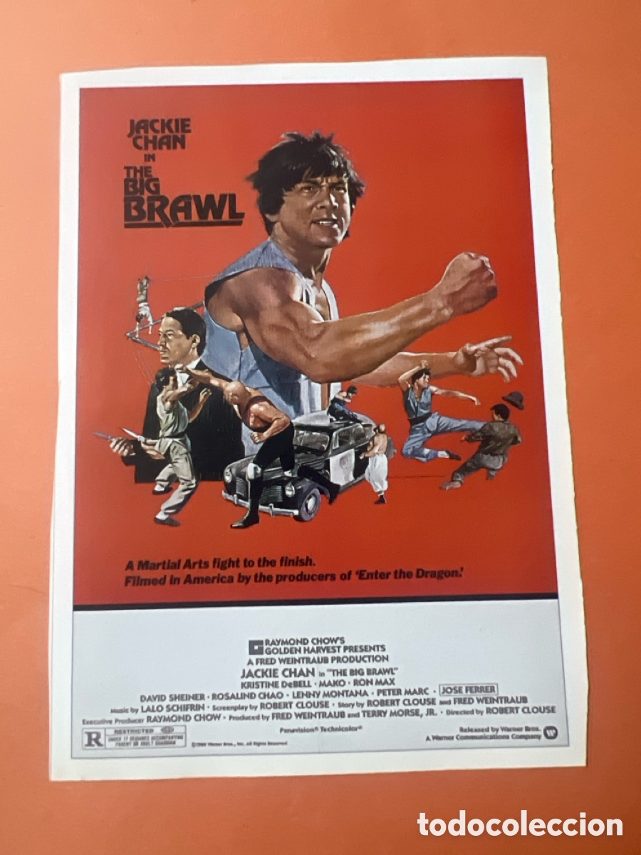 Cine: L0-5. COLECCI&Oacute;N CARTELES CINE ORIENTAL Y ARTES MARCIALES - LA FURIA DE CHICAGO