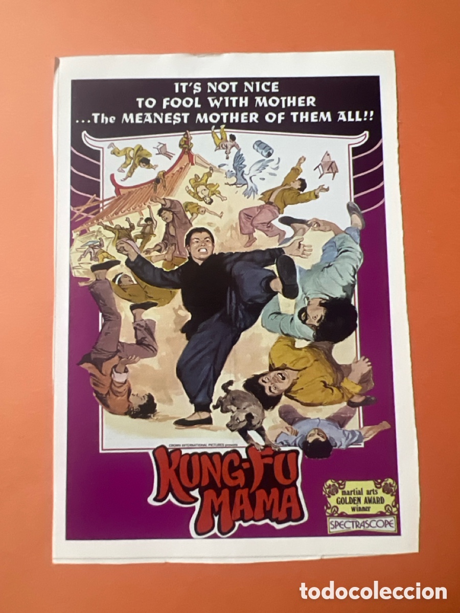Cine: L0-5. COLECCI&Oacute;N CARTELES CINE ORIENTAL Y ARTES MARCIALES - KUNG-FU MANA
