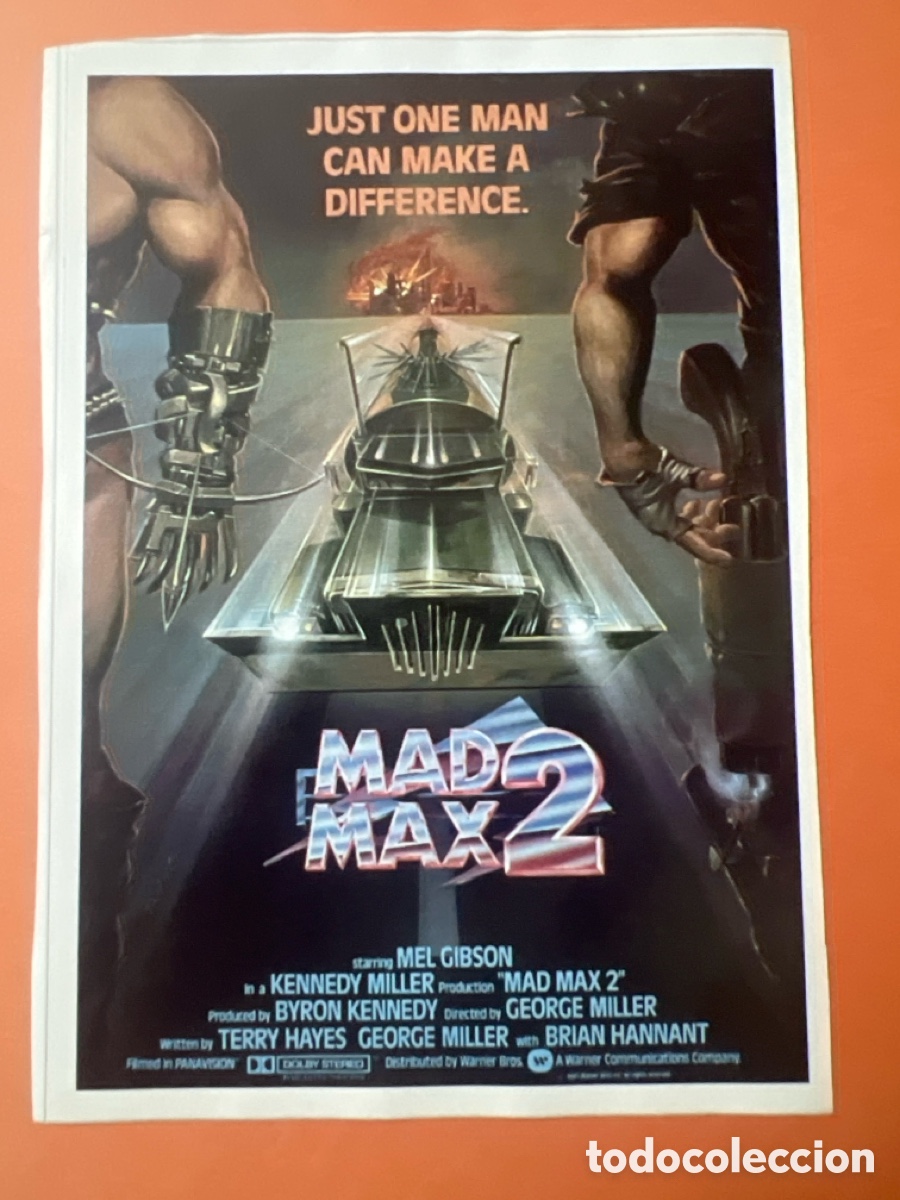 Cine: L0-5. CARTEL-MAN&Iacute;A MAD MAX Y OTROS GUERREROS POSTAPOCALIPTICOS -MAD MAX: EL GUERRERO DE LA CARRETERA