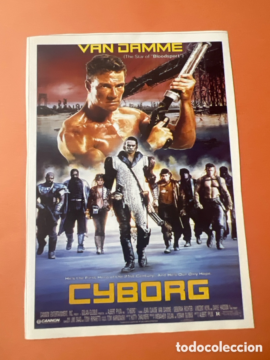 Cine: L0-5. CARTEL-MAN&Iacute;A MAD MAX Y OTROS GUERREROS POSTAPOCALIPTICOS - CYBORG