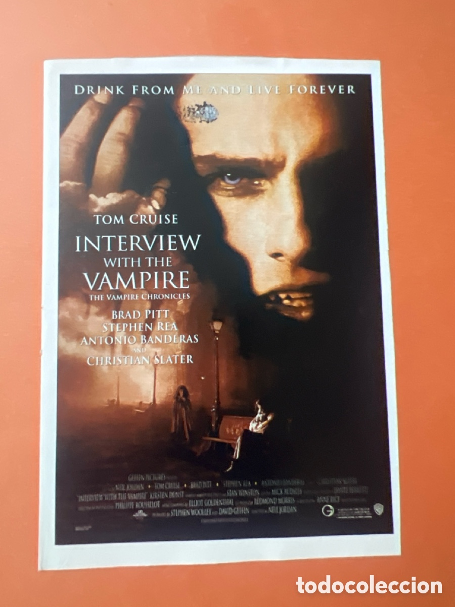 Cine: L0-5. CARTEL-MAN&Iacute;A- ENTREVISTA CON EL VAMPIRO