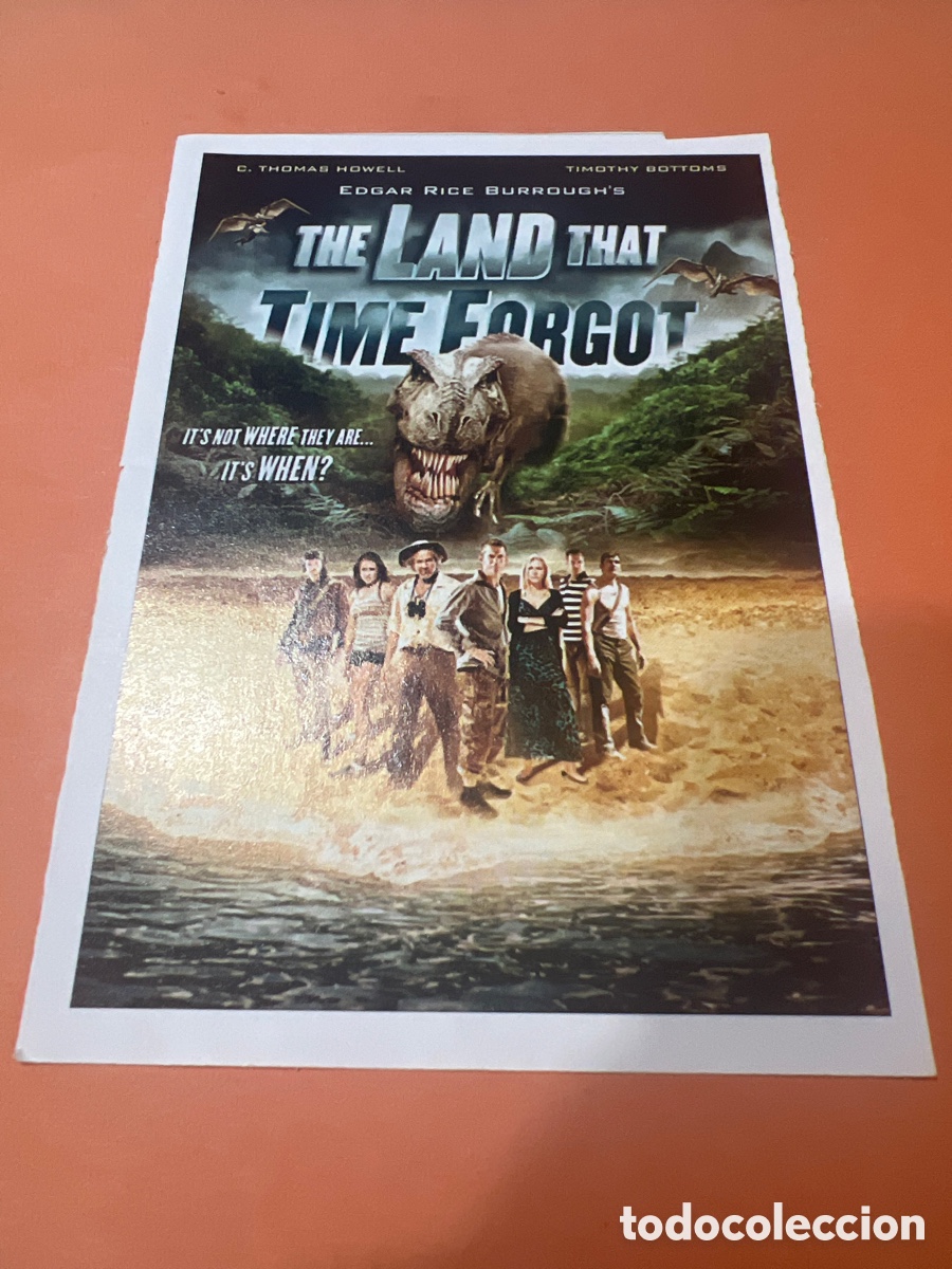 Cine: L0-6. CARTEL-MAN&Iacute;A - MITOLOG&Iacute;A GRIEGA - THE LAND THAT TIME FORGOT