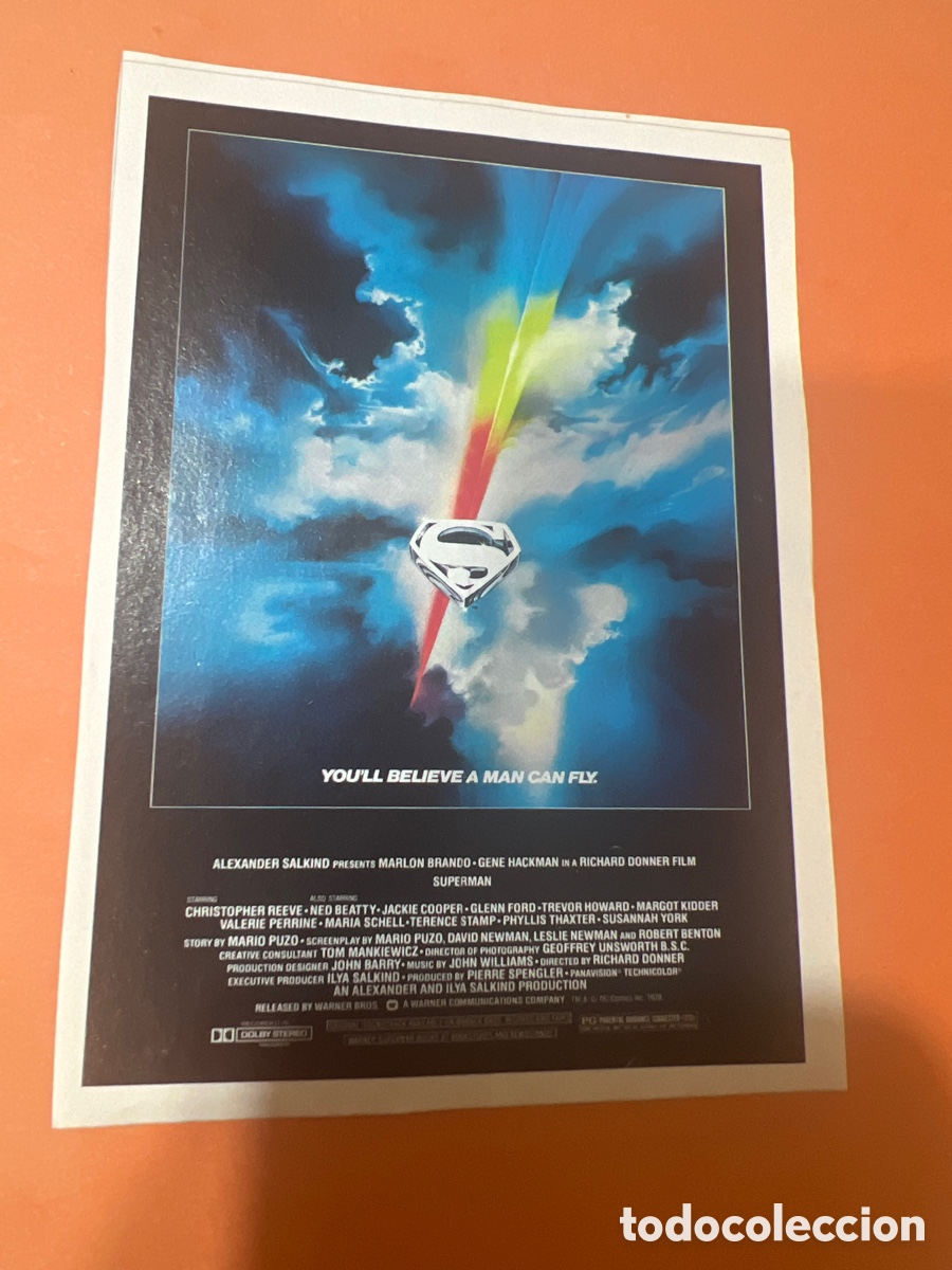 Cine: L0-6. CARTEL-MAN&Iacute;A - SUPERMAN EN EL CINE - SUPERMAN
