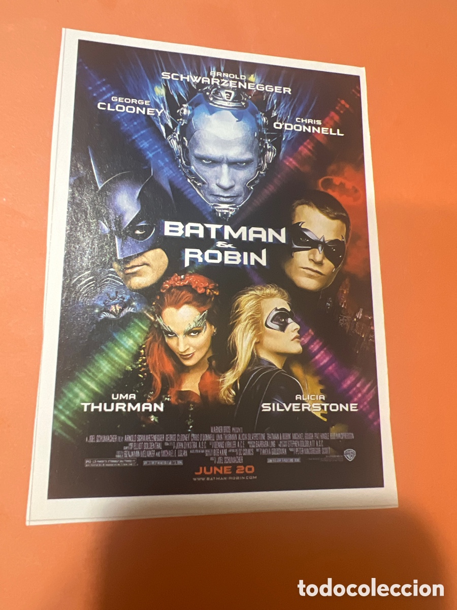 Cine: L0-6. CARTEL-MAN&Iacute;A - BATMAN - BATMAN Y ROBIN
