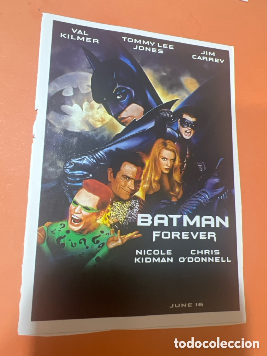 Cine: L0-6. CARTEL-MAN&Iacute;A - BATMAN - BATMAN FOREVER