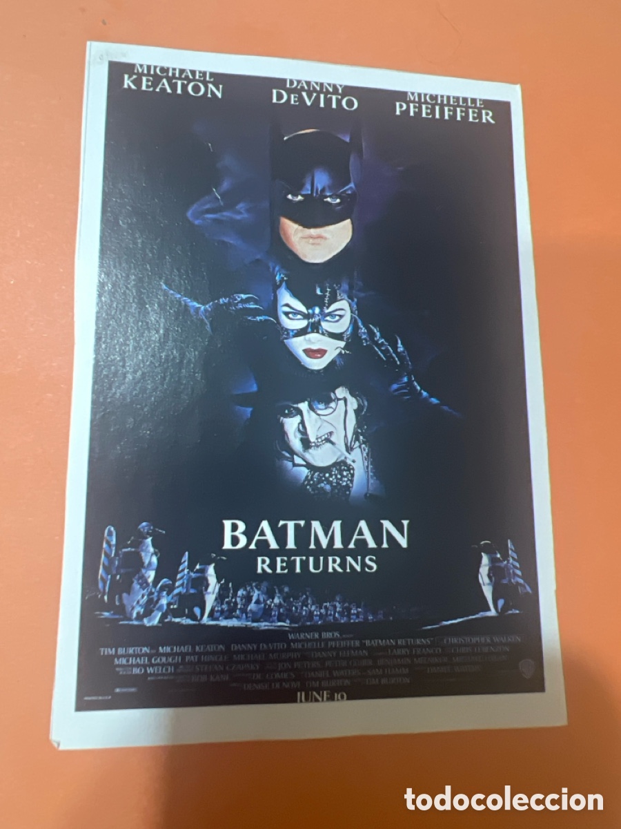 Cine: L0-6. CARTEL-MAN&Iacute;A - BATMAN - BATMAN VUELVE