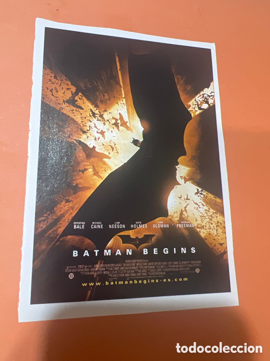 Cine: L0-6. CARTEL-MAN&Iacute;A - BATMAN - BATMAN BEGINS