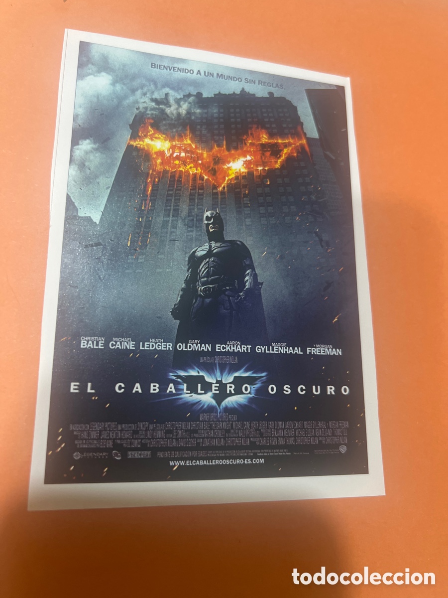 Cine: L0-6. CARTEL-MAN&Iacute;A - BATMAN - EL CABALLERO OSCURO