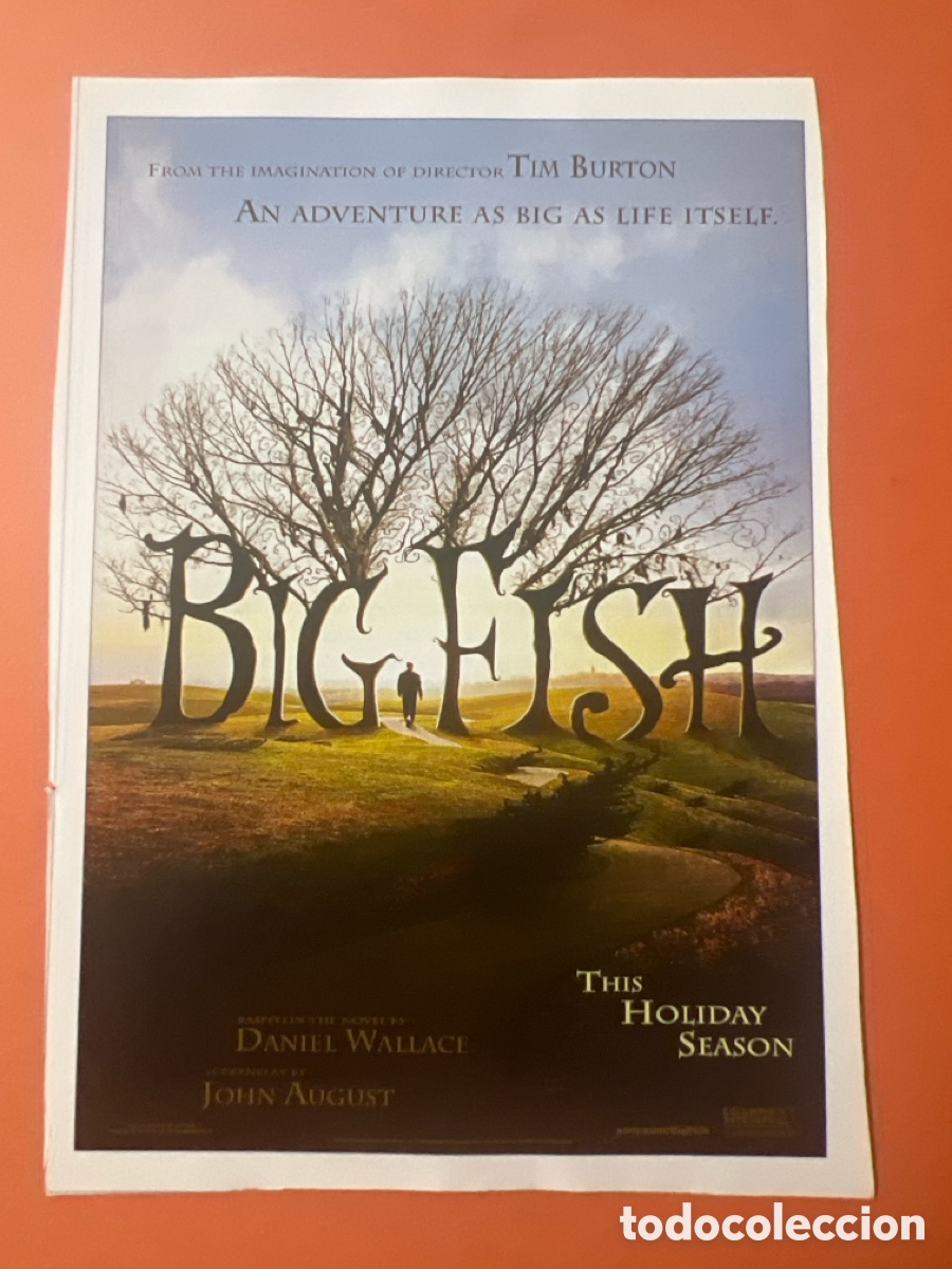 Cine: L0-6. CARTEL-MAN&Iacute;A TIM BURTON - BIG FISH