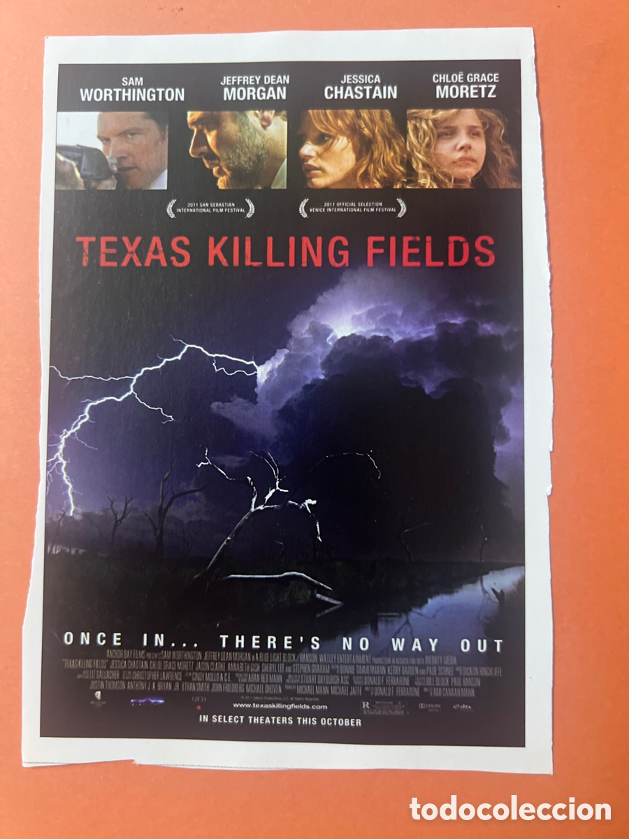 Cine: L0-6. COLECCI&Oacute;N CARTELES CINE FANT&Aacute;STICO- TEXAS KILLING FIELDS