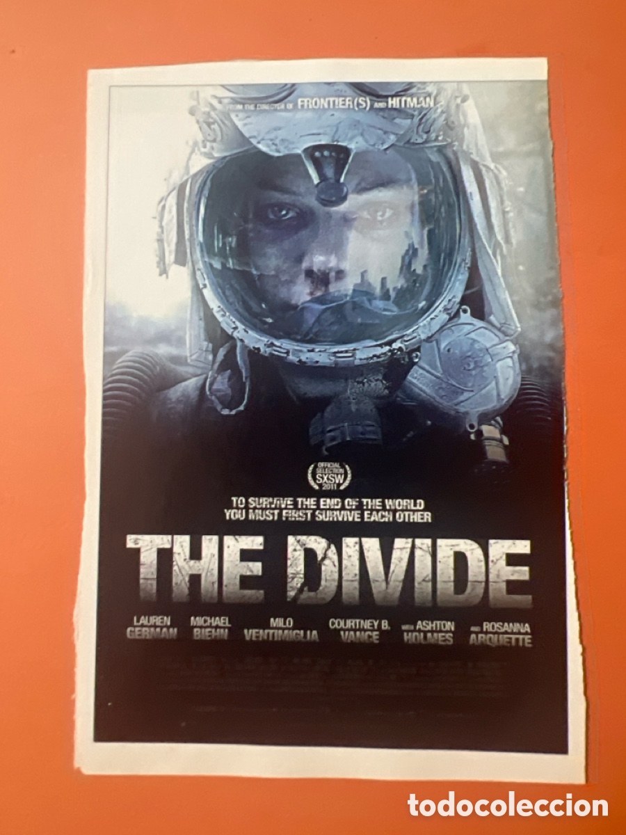 Cine: L0-6. COLECCI&Oacute;N CARTELES CINE FANT&Aacute;STICO- THE DIVIDE
