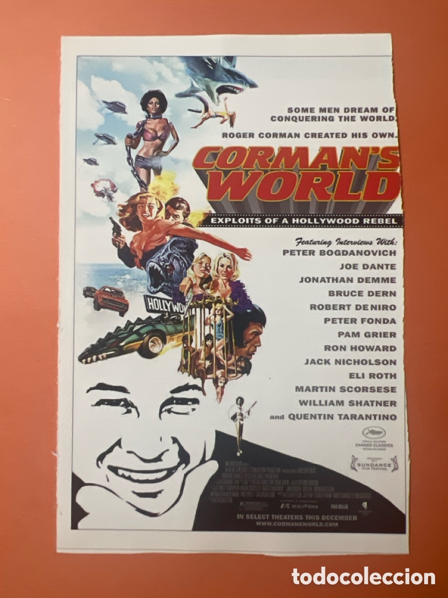 Cine: L0-6. COLECCI&Oacute;N CARTELES CINE FANT&Aacute;STICO- CORMAN&rsquo;S WORLD