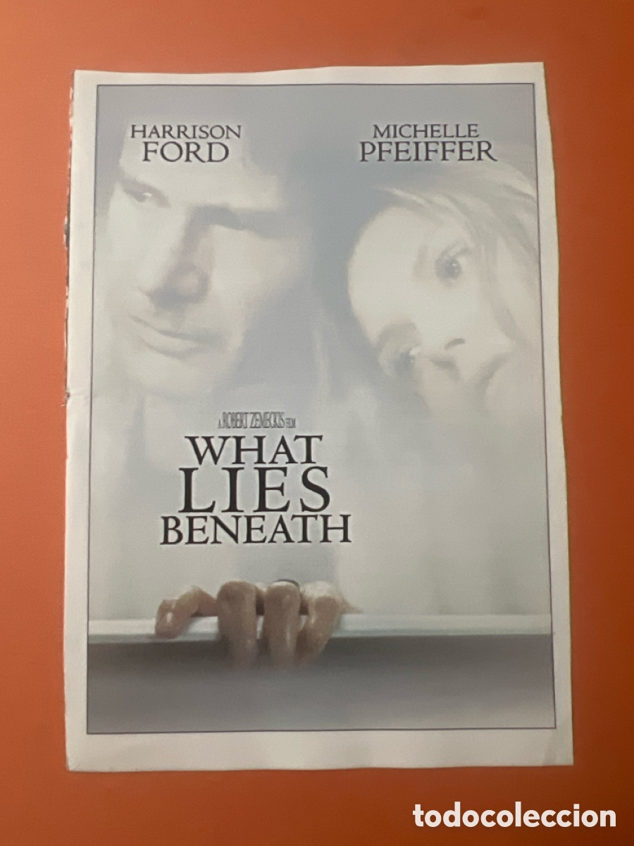 Cine: L0-6. CARTEL-MAN&Iacute;A ROBERT ZEMECKIS - LO QUE LA VERDAD ESCONDE