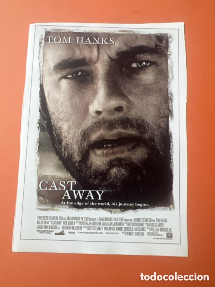 Cine: L0-6. CARTEL-MAN&Iacute;A ROBERT ZEMECKIS - N&Aacute;UFRAGO