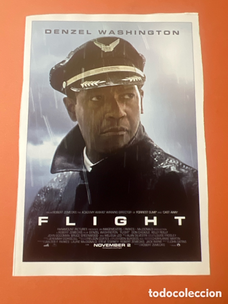 Cine: L0-6. CARTEL-MAN&Iacute;A ROBERT ZEMECKIS - EL VUELO