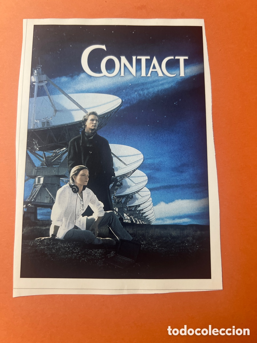 Cine: L0-6. CARTEL-MAN&Iacute;A ROBERT ZEMECKIS - CONTACT