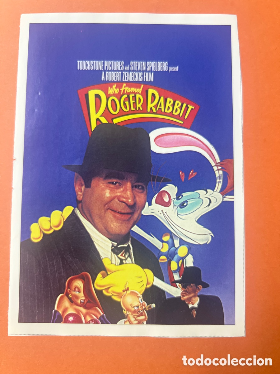 Cine: L0-6. CARTEL-MAN&Iacute;A ROBERT ZEMECKIS - QUIEN ENGA&Ntilde;&Oacute; A ROGER RABBIT