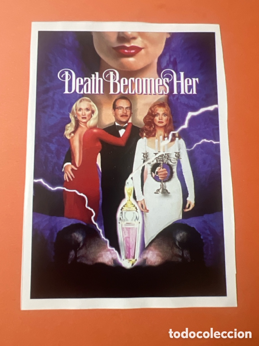 Cine: L0-6. CARTEL-MAN&Iacute;A ROBERT ZEMECKIS - LA MUERTE OS SIENTA TAN BIEN