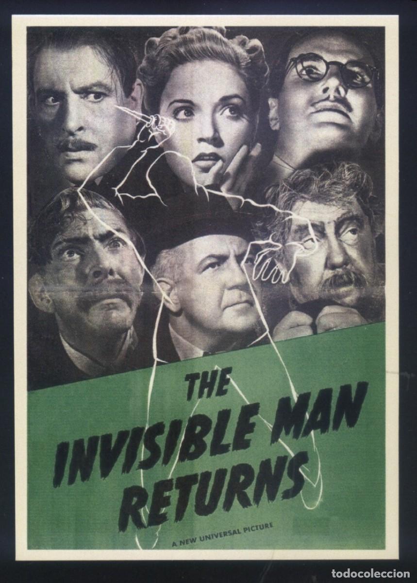 Cine: Q-12047- The Invisible Man Returns (El hombre invisible vuelve) Vincent Price - Cedric Hardwicke