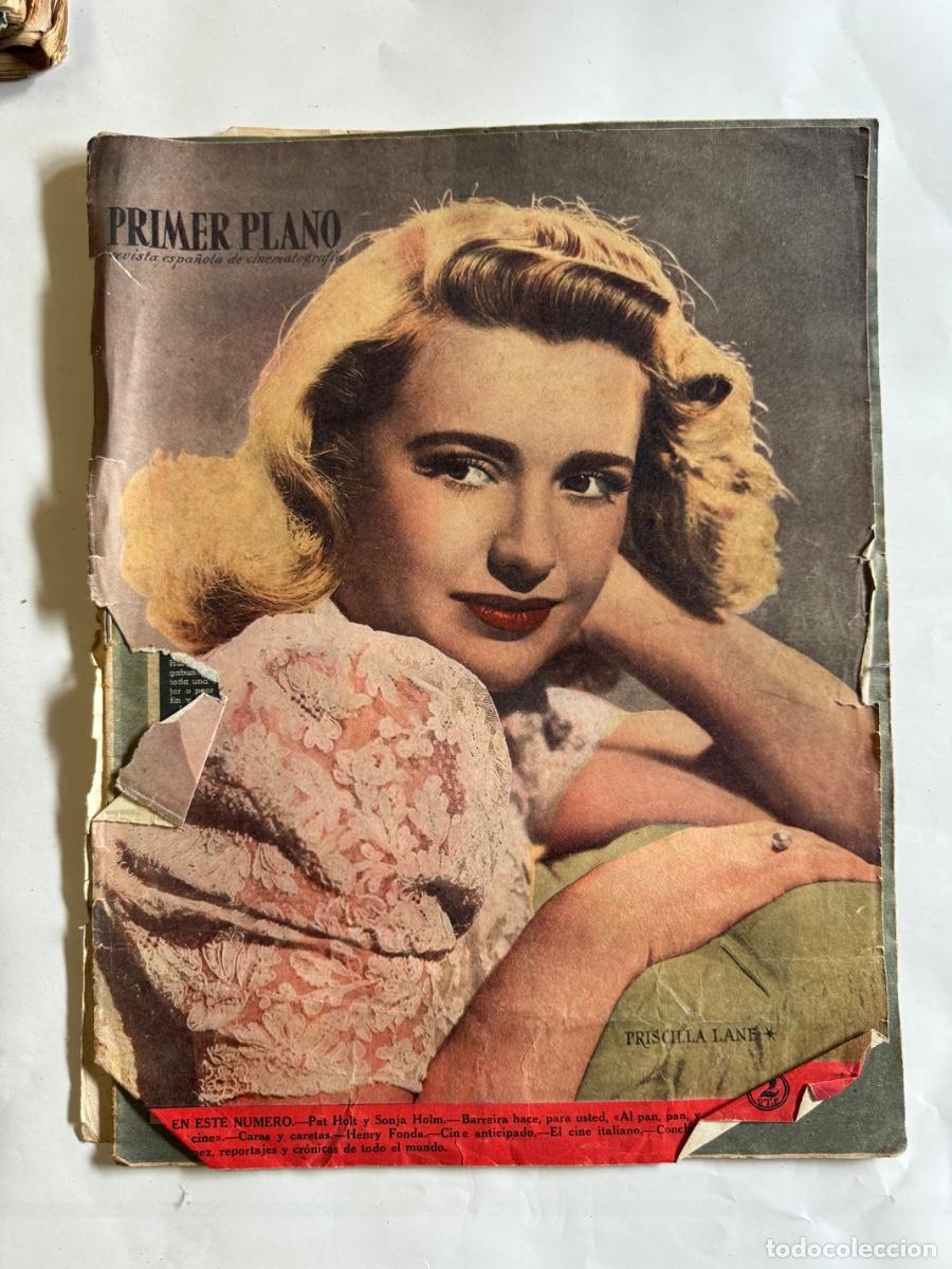 Cine: Revista Primer Plano, Priscilla Lane, Conchita Martinez, A&ntilde;o 1948