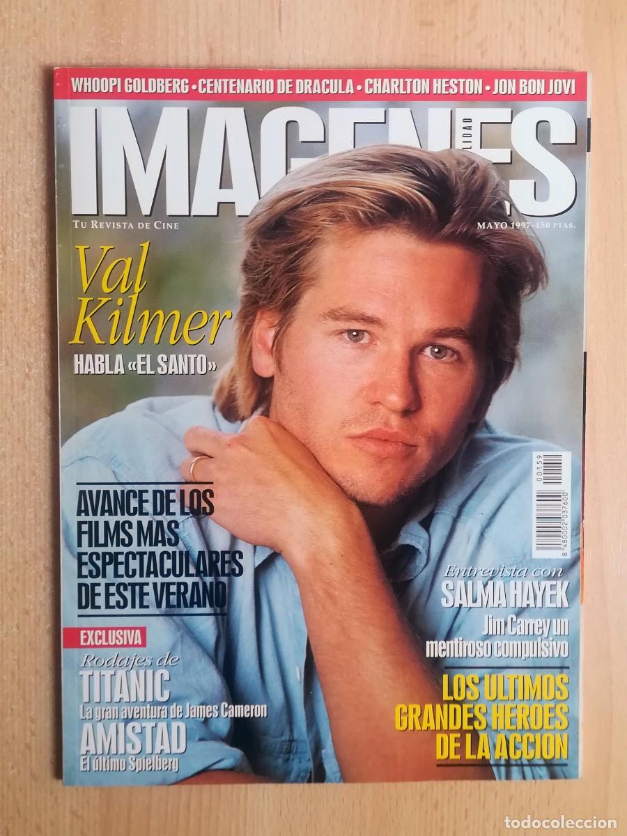 Cine: Im&aacute;genes de actualidad N&ordm; 159. Mayo 1997. Val Kilmer. Salma Hayek. Jim Carrey. Steven Spielberg