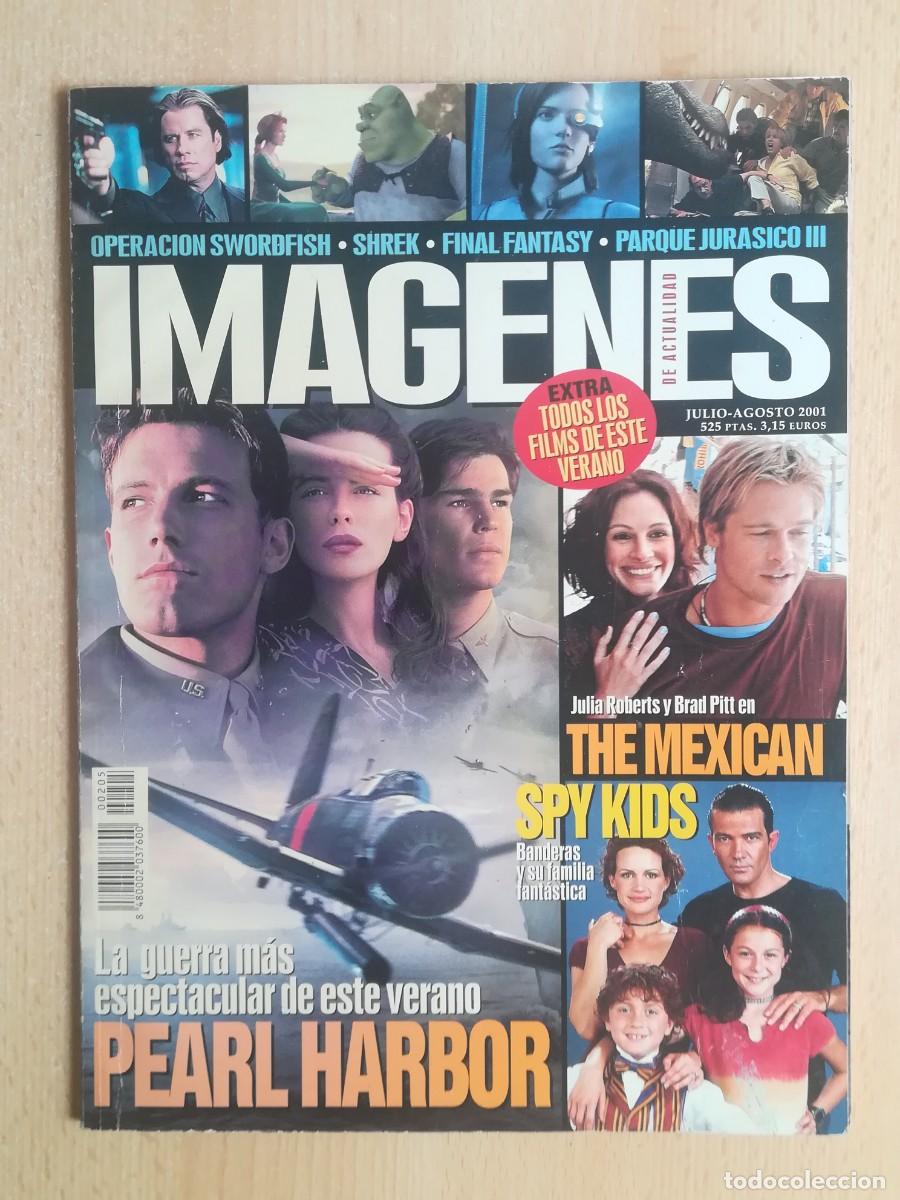 Cine: Im&aacute;genes de actualidad N&ordm; 205. Julio-Agosto 2001. Shrek. Parque Jur&aacute;sico III. Pearl Harbor. Spy Kids