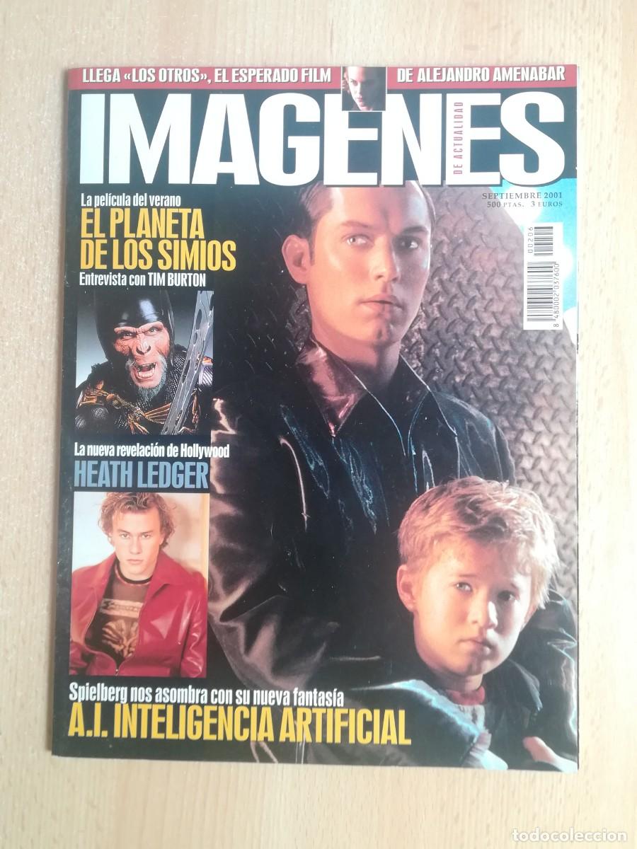 Cine: Im&aacute;genes de actualidad N&ordm; 206. Septiembre 2001. Tim Burton. Los otros. Amenabar. Jet Li...