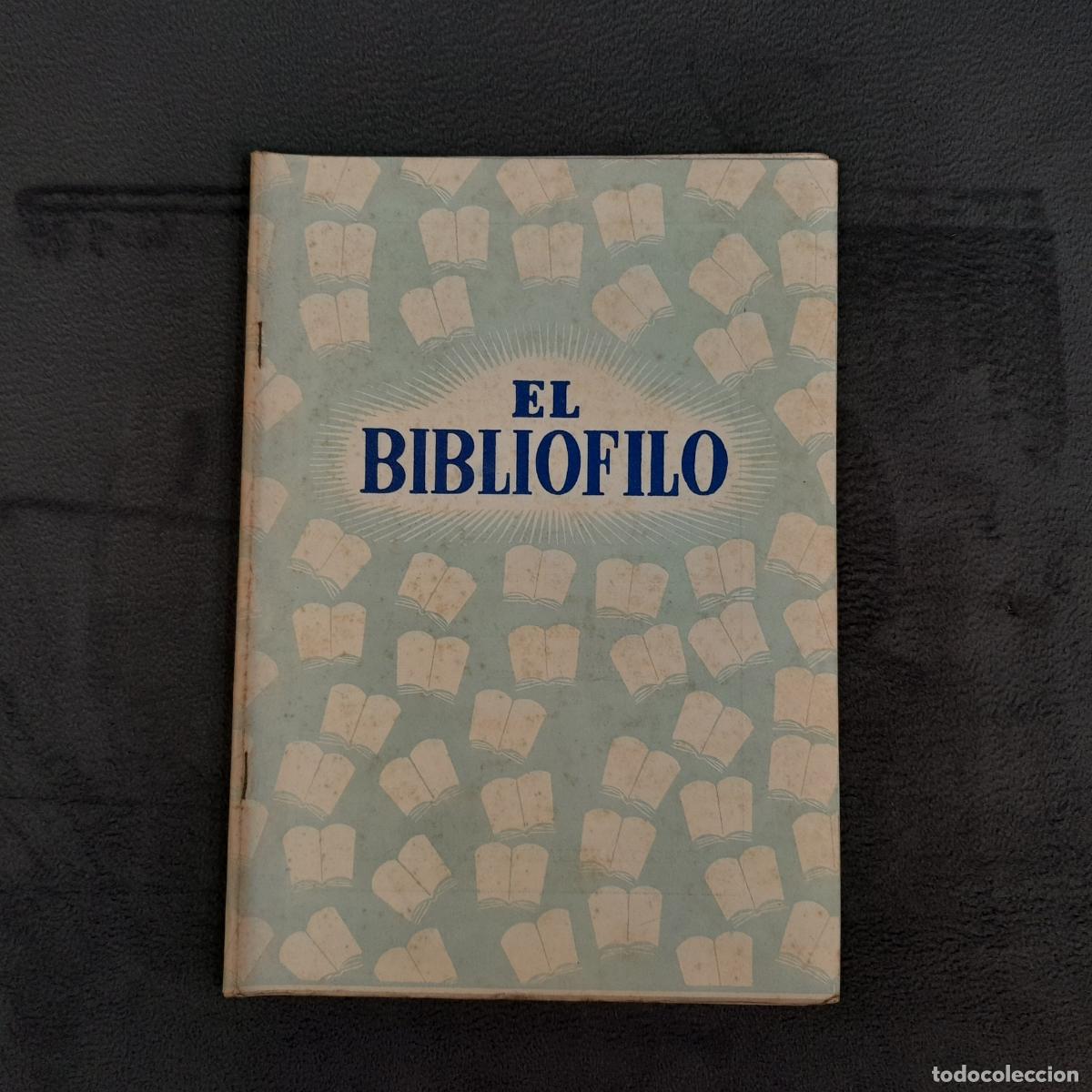 Cine: RV-462.REVISTA ANTIGUA EL BIBLI&Oacute;FILO. A&Ntilde;O 1.N&Uacute;M 5.FEDRICO VELILLA.1945
