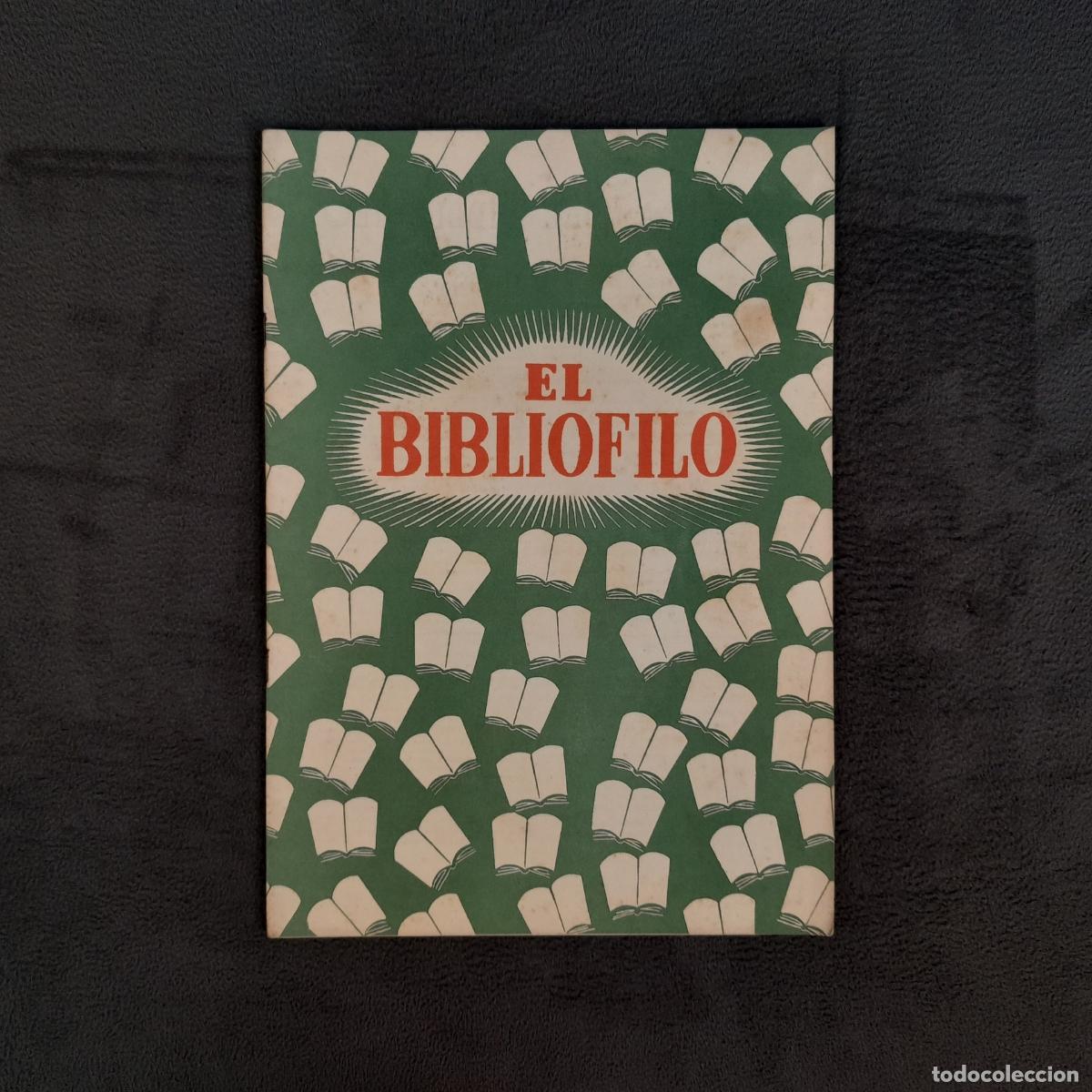 Cine: RV-465.REVISTA ANTIGUA EL BIBLI&Oacute;FILO. A&Ntilde;O 1.N&Uacute;M 7.FEDRICO VELILLA.1945