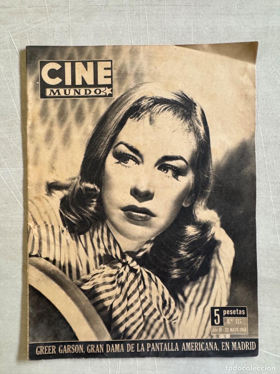 Cine: Revista Cine Mundo, Ava Gardner, Martine Carol, A&ntilde;o 1954