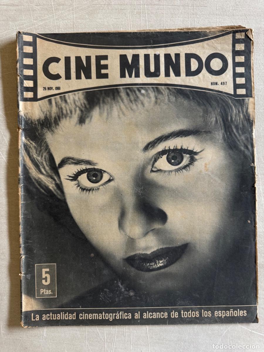 Cine: Revista Cine Mundo, Elizabeth Taylor , Robert Mitchum, A&ntilde;o 1961