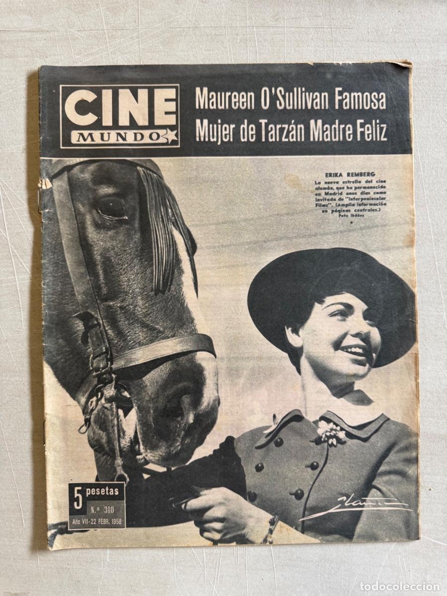 Cine: Revista Cine Mundo, John Berry , Erika Remberg, A&ntilde;o 1958