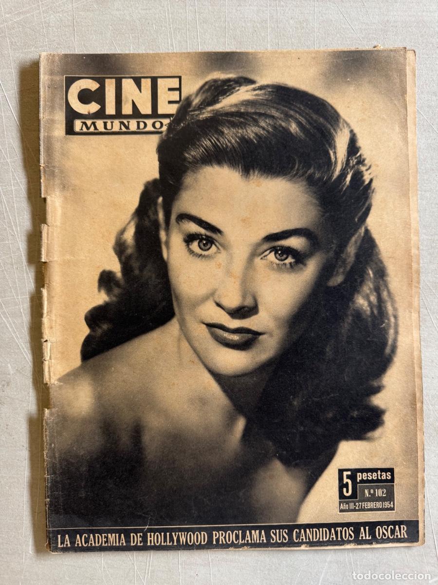 Cine: Revista Cine Mundo, Carmen Sevilla , Jorge Mistral, A&ntilde;o 1954